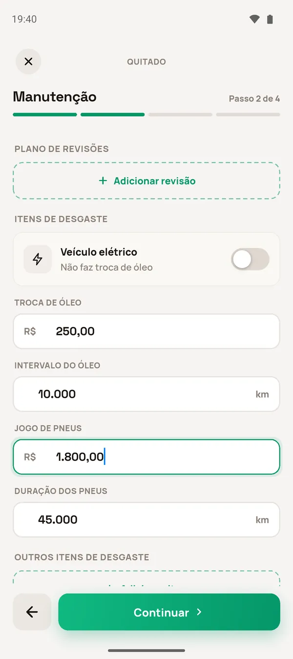 Passo Manutenção