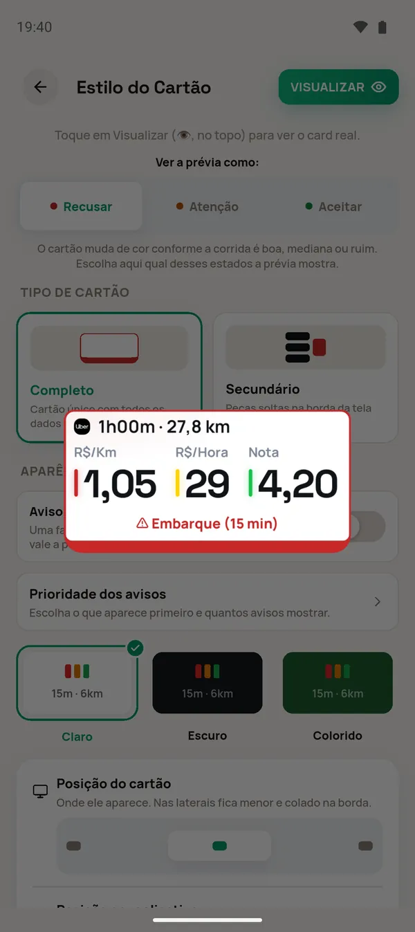 Prévia Recusar com aviso