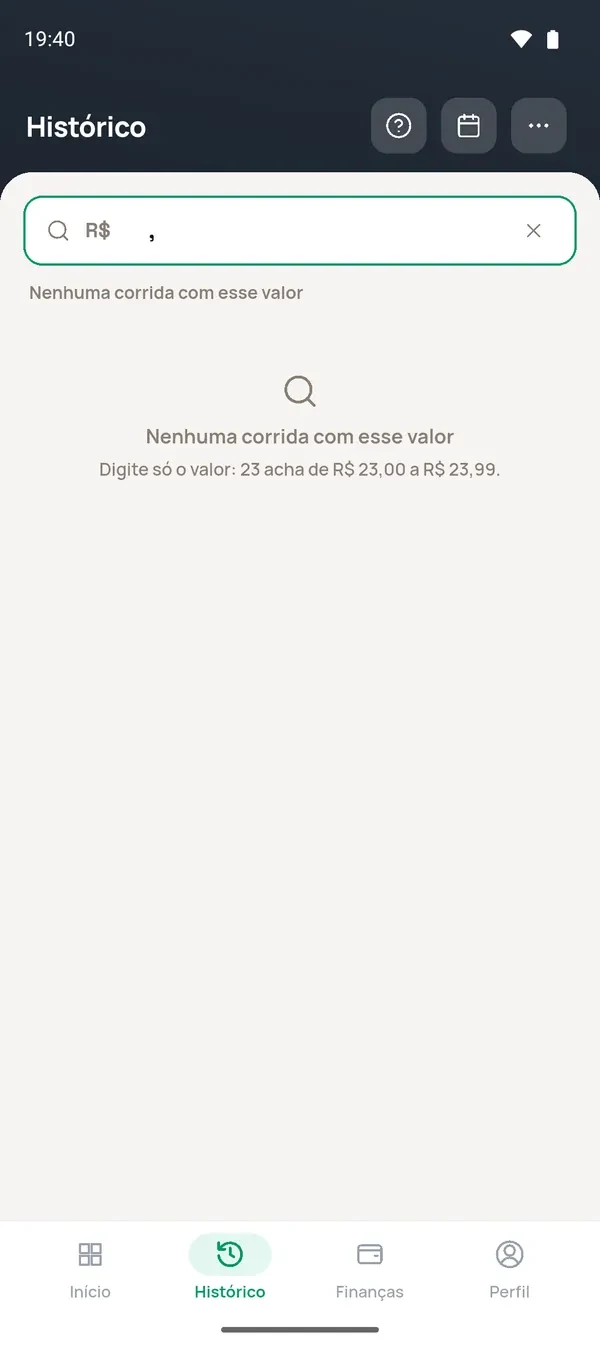 Busca sem resultado