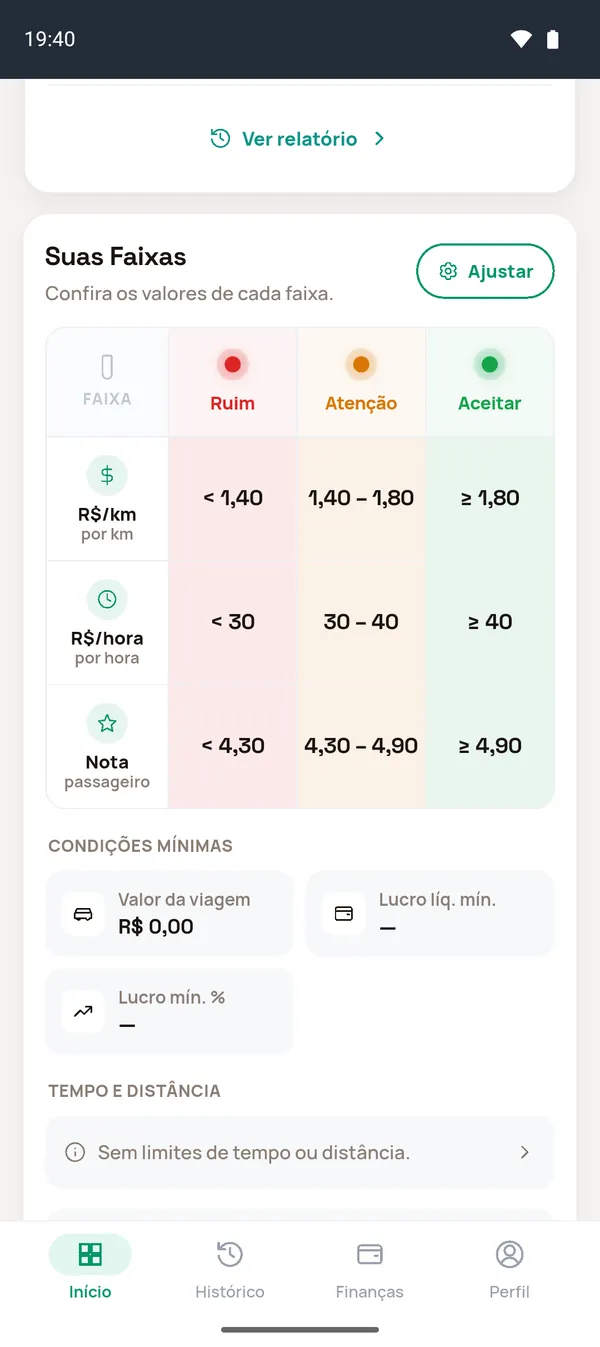 Cartão Suas Faixas