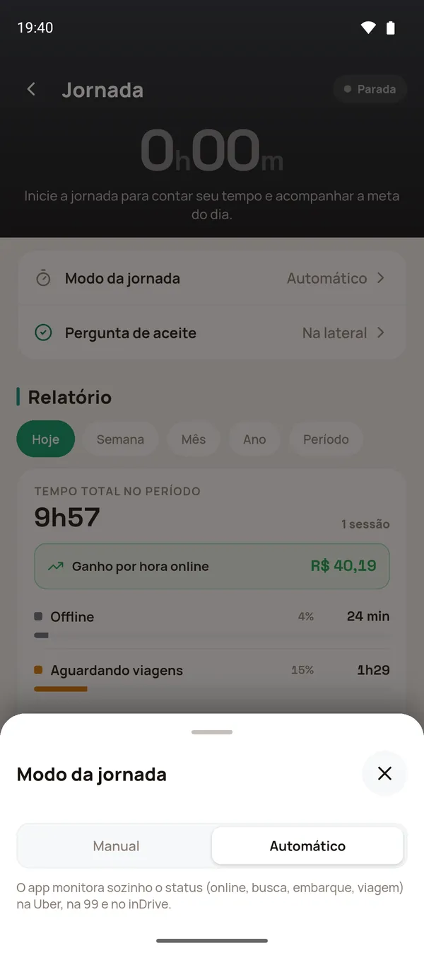 Folha Modo da jornada