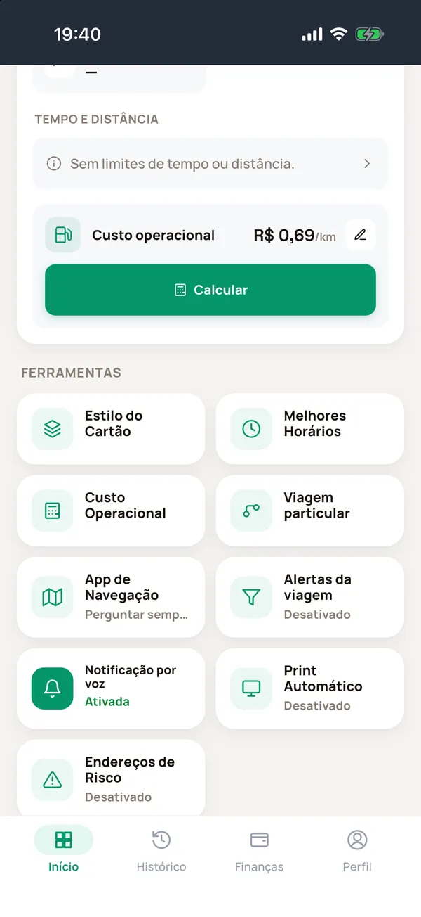 Ferramentas no iPhone