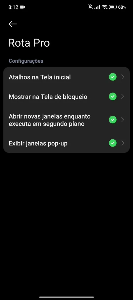 Tudo com ✓