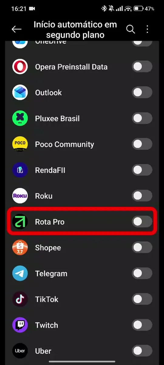 Ligue o Rota Pro